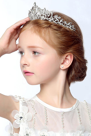 Aleación de Celada clásico con diamantes de imitación niña de las flores tiaras / vendas